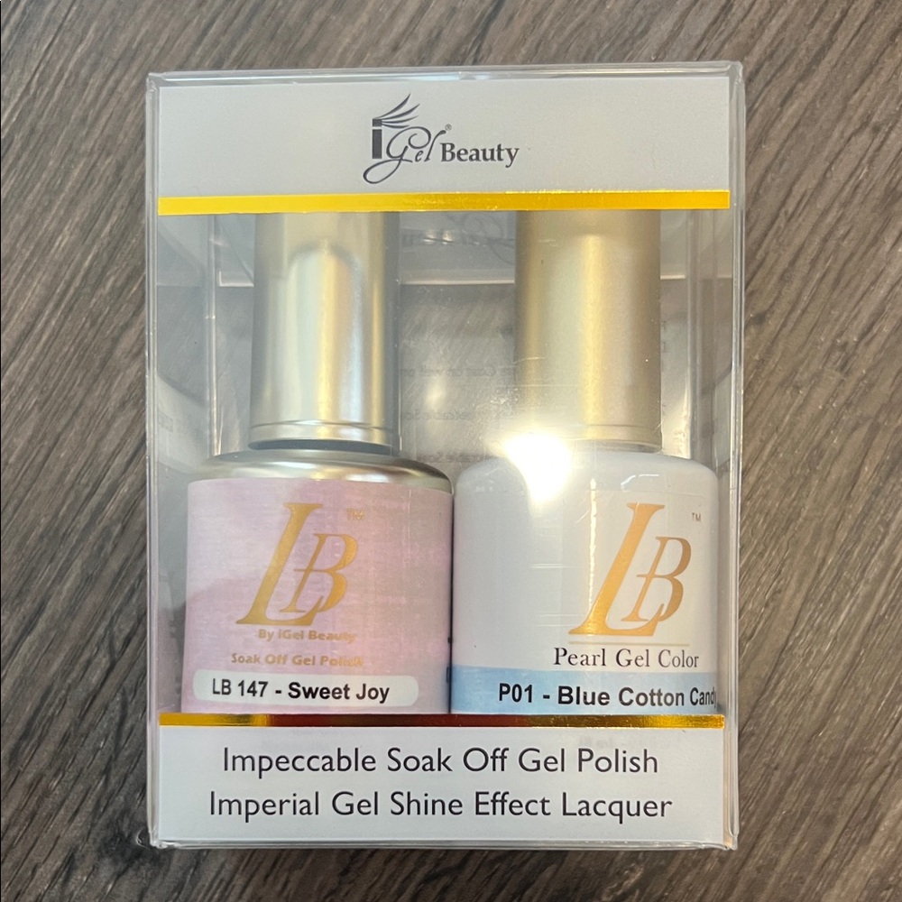 LB Gel Polish Set - Sweet Joy & Blue Cotton Candy